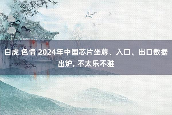 白虎 色情 2024年中国芯片坐蓐、入口、出口数据出炉， 不太乐不雅